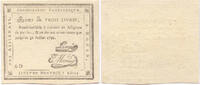 Frankreich - Rouen, 3 Livres 1792 Geldschein Assignate UNC
