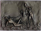 Plakette (Thomae-Jahresabe) Faller, Max (1927-2012): Dürstende tränken, -