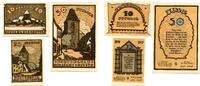 Mecklenburg-Schwerin, 10, 25, 50 Pf Crivitz - Stadt, -
