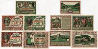 Westfalen, 25 Pf, 3x 50 Pf, 1 Mk Hausberge a. d. Weser - Amtssparkasse -