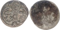 Montfort, 1/2 Kreuzer 1736, Ernst, 1730-1758,
