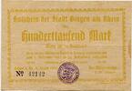 Hessen, 100 Tsd. Mark Bingen - Stadt, -