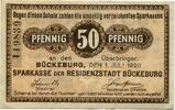 Schaumburg-Lippe, 50 Pf Bückeburg - Sparkasse, -