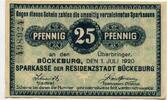 Schleswig-Holstein, 25 Pf Bückeburg - Sparkasse, -