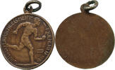 Schleißheim (München), Einseitige Medaille v. Hans Schwegerle Stafettenlauf, -