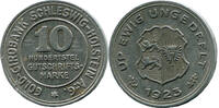 Schleswig-Holstein, 10/100 Gutschrifts-Marke Gold-Girobank Schleswig-Holstein A. G., -