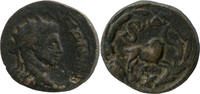 Römisches Kaiserreich, Bronze, Antiochia ad Orontem (Syria) Elagabal, 218-222: Widder im Lorbeerkranz, -