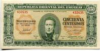 Uruguay, 50 Centesimos Banknote Geldschein, -