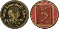 Hannover, 5 Pf Settrup - J. H. Teppenhoff: Briefmarkenkapselgeld, -