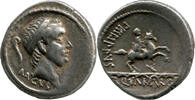 Römische Republik, L. Marcius Philippus, Denar, Rom 56 v., ss