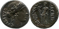 Römische Republik, MN. Acilius Glabrio, Denar, Rom 49 v., feine Tönung, ss+