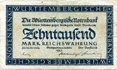 Württemberg, 10 Tsd. Mark Württembergische Notenbank, -