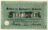 Württemberg, 5 Mark Neckarsulm - Stadtgemeinde, -