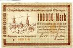 Württemberg, 100 Tsd. Mark Öhringen - Amtskörperschaft, -