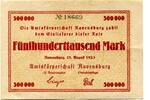 Württemberg, 500 Tsd. Mark Ravensburg - Amtskörperschaft, -