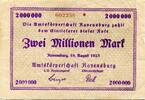 Württemberg, 2 Mio. Mark Ravensburg - Amtskörperschaft, -