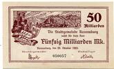 Württemberg, 50 Mia. Mark Ravensburg - Stadtgemeinde, -