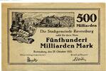 Württemberg, 500 Mia. Mark Ravensburg - Stadtgemeinde, -