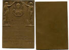Stuttgart, Eins. Plakette v. Mayer & Wilhelm auf das neue Jahr 1907, -