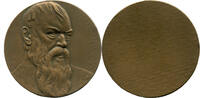 Deutsches Reich, Einseitige Medaille v. Anton Grath (1881-1956) Franz von Lenbach (1836-1904), -