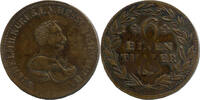 Hessen-Kassel, 1/6 Taler als zeitgenössische Fälschung Wilhelm II., 1821-1847, -