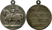 Speyer, Historischer Vereins 100jährige Jubiläum, Medaille 1927, vz+