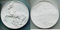 Meißen, Medaille (Manufaktur Meißen) Husar mit Pferd//Stadtansicht, -