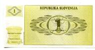 Slowenien, 1 Tolar (1990), Geldschein, Banknote, UNC 1,50 EUR  zzgl. 6,00 EUR Versand