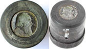 Deutschland Av-Matrizenstempel d. Medaille v. Hans S Ernst Haeckel (1834-1919): 80. Geburtstag, Prägestempel