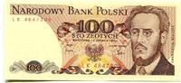 Polen, 100 Zloty 1986, Geldschein, Banknote, UNC 2,00 EUR  zzgl. 6,00 EUR Versand