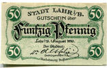 Baden, 50 Pf Lahr - Stadt, -