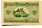 Baden, 50 Pf Breisach - Stadt, -