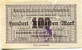 Baden, 100 Mia. Mark Singen - Stadt, -