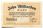 Baden, 10 Mia. Mark Heidelberg - Stadt, -