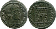 Römisches Reich - Kaiserzeit, Follis, Siscia Constantin I., 306-324-337: Lagertor, -