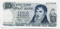 Argentinien, 5 Pesos Geldschein, Banknote, -