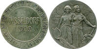 Düsseldorf, Industrie-, Gewerbe-und Kunstausstellung, Medaille v. Oertel 1902, vz-