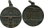 Medaille v. Stefano Zuech 1928, Bozen -Italien, Ehrenmal (Gefallene des 1. Weltkriegs und Sieg des Faschismus), vz