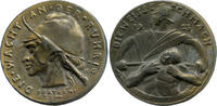 Deutsches Reich: Weimarer Republik, Nachguß der Æ-Medaille v. Karl Goetz (1875-1950) Ruhrbesetzung, -