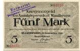 Württemberg, 5 Mark Maulbronn - Amtskörperschaft, -