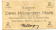 Schlesien, 2 Mrd. Mark Oberlangenbielau - Christian Dierig G.m.b.H., -