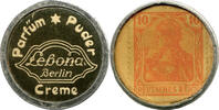 Berlin - Kaiserreich, Briefmarkenkapselgeld 10 Pf Germania Lebona (Lehmann & Bohne), -