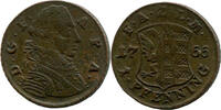 Anhalt-Zerbst 1 Pfenning Friedrich August, 1741-1793, -