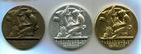 Frankreich, Prämienmedaillen v. H. Dropsy/3er Lot Électricité de France et Gaz de France, -