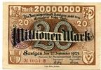 Württemberg, 20 Mio. Mark Saulgau - Amtskörperschaft, -