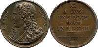 Frankreich, Medaille v. Louis Michel Petit Gérard Audran (1640-1703), -