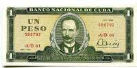 Kuba, 1 Peso 1985, Geldschein, Banknote, UNC 6,00 EUR  zzgl. 6,00 EUR Versand
