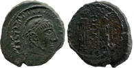 Follis, Siscia, als barbarisierter Beischlag  Römisches Reich - Kaiserzeit, Constantin I., 306-324-337, unregelmäßiger Schrötling, ss/ss-