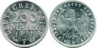 Deutsches Reich - Weimarer Republik, 200 Mark 1923 F, vz 1,20 EUR  zzgl. 6,00 EUR Versand