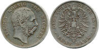 Sachsen, 5 Mark Albert, 1873-1902 -